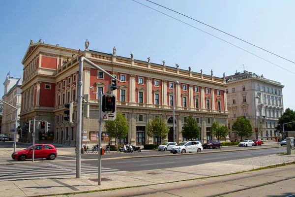 Wiedeń Austria Lipca 2021 Musikverein Vienna House Vienna Musical Union — Zdjęcie stockowe