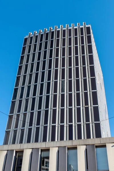 stock image Lille, France, February 28, 2022. The Lille courthouse is located on avenue du Peuple Belge, in the Old Lille district.