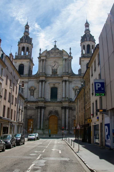 Nancy França Abril 2022 Catedral Nossa Senhora Anunciação São Sigisberto — Fotografia de Stock