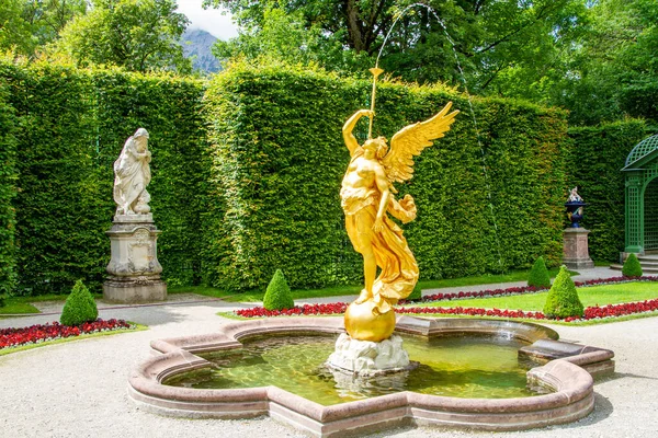 Ettal Germany July 2021 Linderhof Palace Royal Castle Located Graswangtal — Foto de Stock