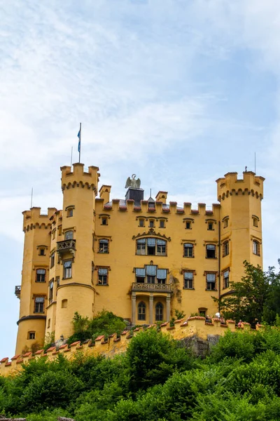 Hohenschwangau Γερμανία Ιουλίου 2021 Hohenschwangau Κάστρο Βρίσκεται Ακριβώς Απέναντι Από — Φωτογραφία Αρχείου