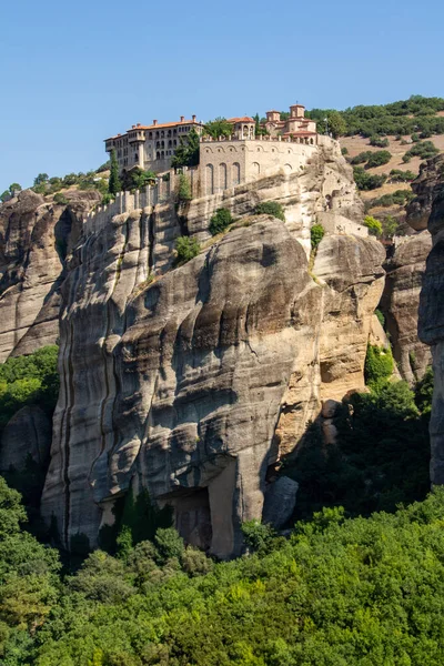 Каламбака Греция Июля 2022 Varlaam Монастырь Православный Христианский Монастырь Часть — стоковое фото