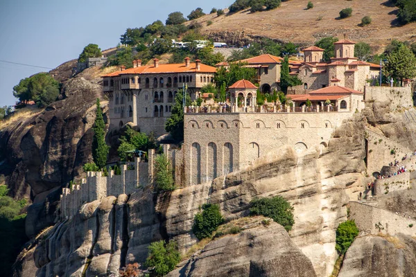 Kalambaka Greece July 2022 Varlaam Monastery Orthodox Christian Monastery Part —  Fotos de Stock