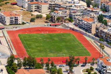 Nafplio, Greece, July 17, 2022.Nafplio seen from Fort Palamidi. Nafplion is a Greek city in the Peloponnese.