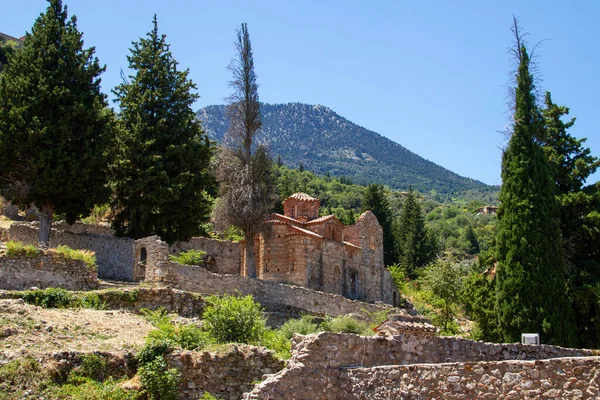 Mistra Greece July 2022 City Mistra Mystras Ancient City Peloponnese — ストック写真