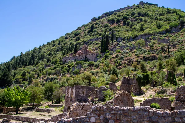 Mistra Greece July 2022 City Mistra Mystras Ancient City Peloponnese — Stok fotoğraf