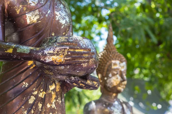 Estatua Buda Con Cuenco Limosna — Foto de Stock