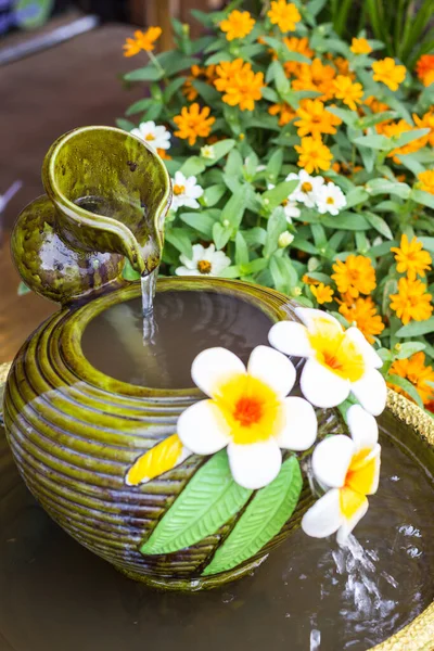 Water Pots Fountain Garden Stock Picture