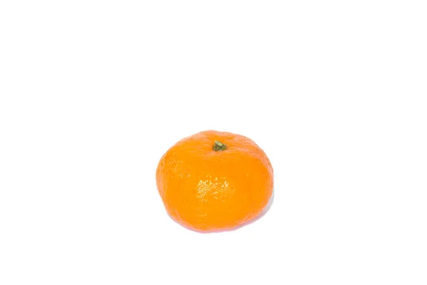 Fruits Mandarines Sur Fond Blanc — Photo