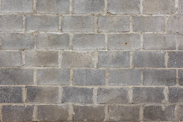 古いブロック壁は空白の背景です — ストック写真