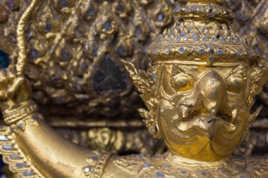 Wat Phra Kaew 'den Garuda Bangkok, Tayland.