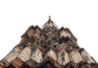 Wat Mahathat 'deki Pagoda Tapınağı Ayutthaya, Tayland.