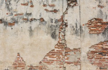 Tuğla duvar dokusunun arkaplanı.