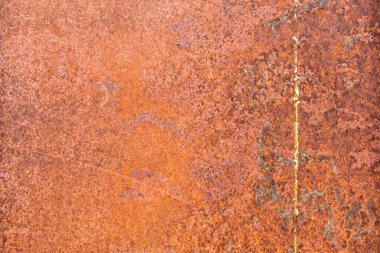 Paslı metal plakayı arka plan kullanımı için kapat.