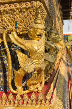 Garuda of Wat Phra Kaew, Bangkok akşamı.