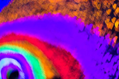 Renkli bokeh arkaplan, Sevgililer Günü geçmişi.