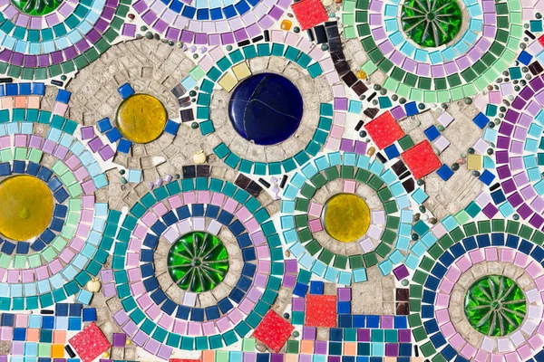 Bela Textura Mosaico Colorido Wat Pha Sorn Kaew Província Phetchabun — Fotografia de Stock