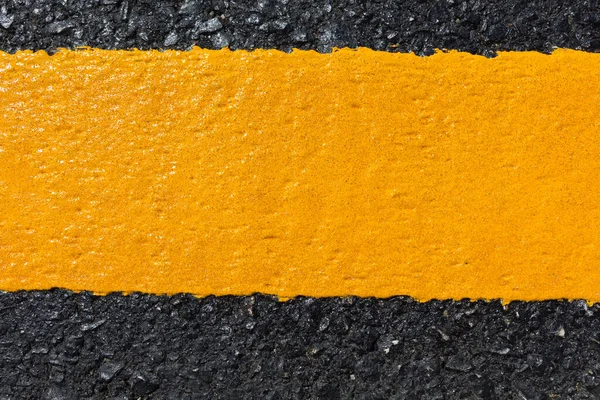 Asphalt Road Abstract Background Yellow Line Road Texture — Stock Photo, Image