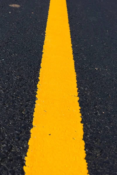 Asphalt Road Abstract Background Yellow Line Road Texture — Stock Photo, Image