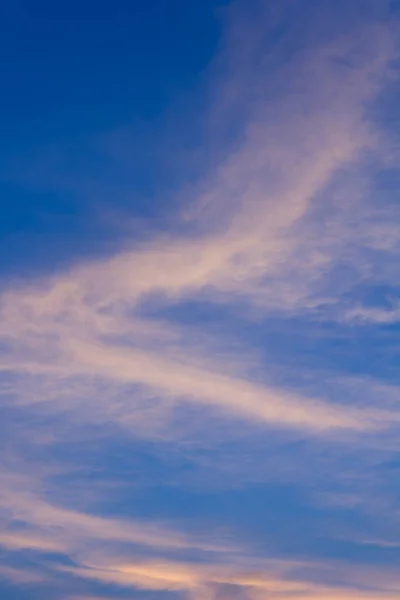 Tramonto Cielo Blu Nuvole Sfondo — Foto Stock