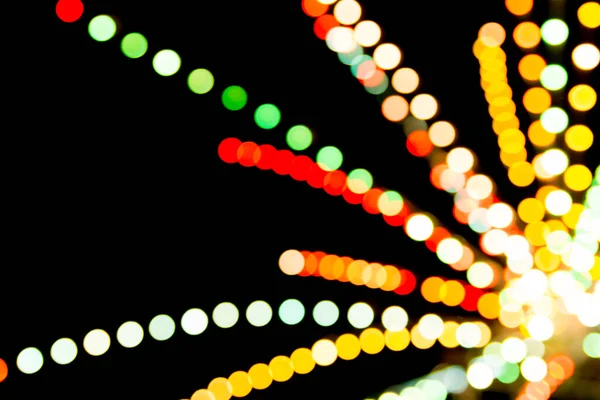 Colorful Blurred Lights Bokeh — Foto de Stock