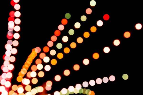 Colorful Blurred Lights Bokeh — Stock Photo, Image