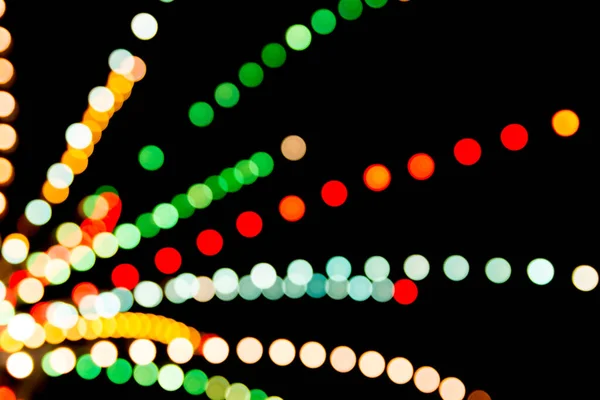 Colorful Blurred Lights Bokeh — Foto de Stock
