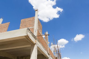 Şantiye gökyüzü arka plan.