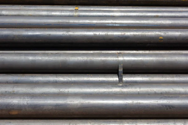 Abstract Close Steel Pipes — Stock Photo, Image