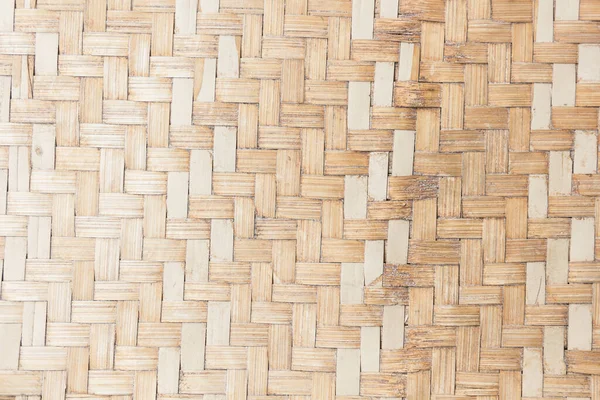 Закрыть Тканые Бамбуковые Узоры — стоковое фото