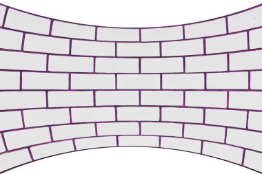 Özet, arkaplan için beyaz tuğla duvar.