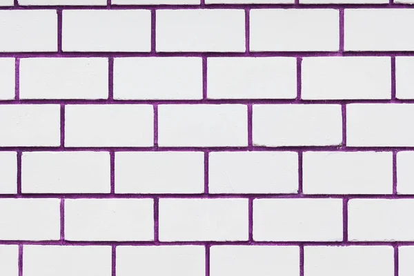 Abstract White Brick Wall Background — Stock Photo, Image