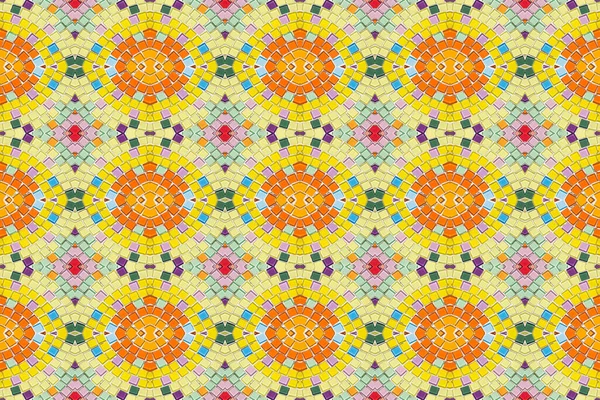 Patrón Azulejos Mosaico Sin Costura Textura Elegante Moderna — Foto de Stock