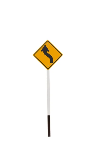 白い背景の交通標識 — ストック写真