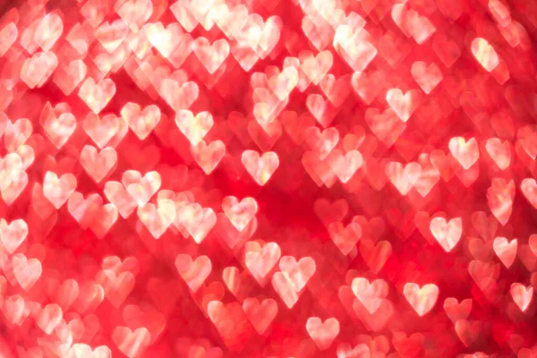 Heart Bokeh Background Valentine Day Background — Stock Photo, Image