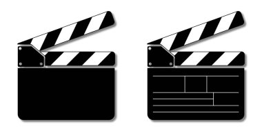 Sinema seti. Vektör illüstrasyonu