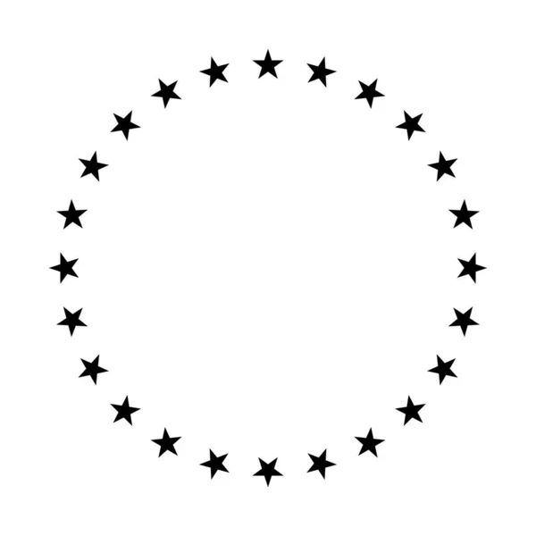 Europäisches Sternflaggen Symbol — Stockvektor