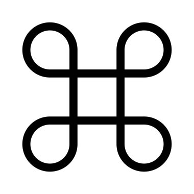 Komut simgesi. CMD vektör sembolü. Vektör illüstrasyonu beyaz arkaplanda izole edildi