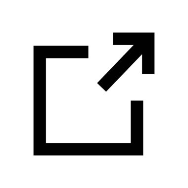 Bağlantı vektör simgesi. Hiper bağlantı zinciri sembolü beyaz arkaplanda izole edildi