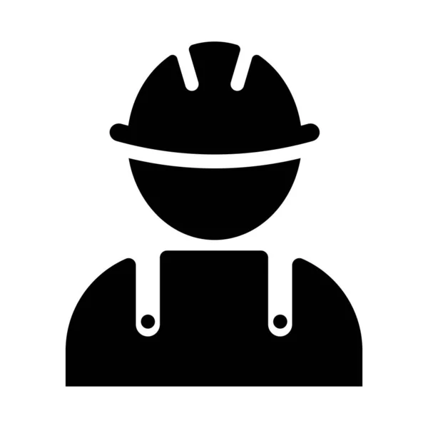 Ícone Trabalhador Construção Símbolo Para Design Seu Site Logotipo Aplicativo —  Vetores de Stock