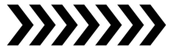 Ok simgesi. Siyah ok sembolleri seti. Vektör illüstrasyonu beyaz arkaplanda izole edildi