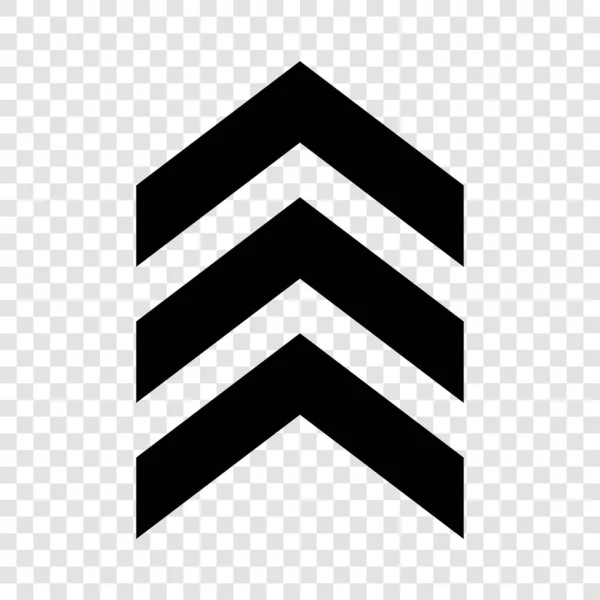 Icono Chevron Símbolo Para Diseño Sitio Web Logotipo Aplicación Ilustración — Vector de stock