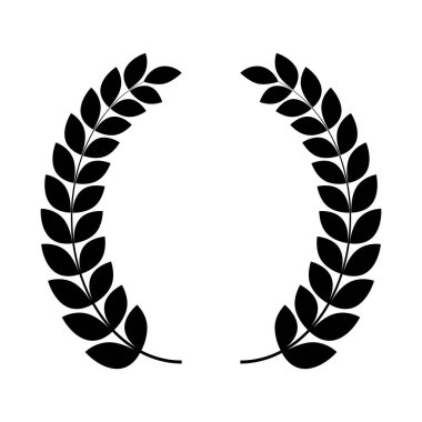 Defne çelengi vektör simgesi