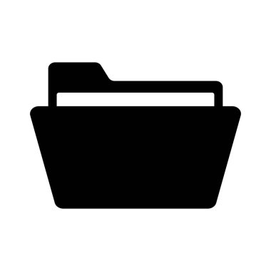 Belgelerin dizini. Vektör illüstrasyonu