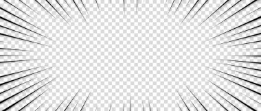 Çizgi roman radyal çizgiler arka plan