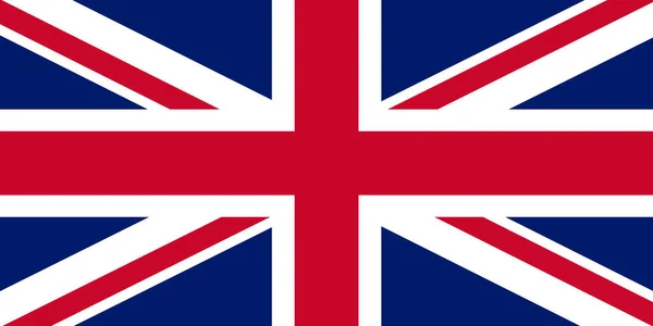 Großbritannien Flagge Großbritanniens — Stockvektor