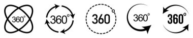 360 derece görünüm sembolü