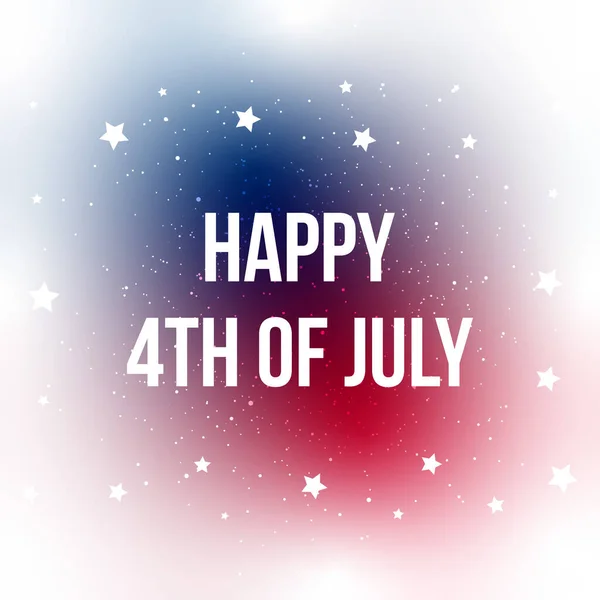 Happy 4Th July Holiday Usa — Stock Vector