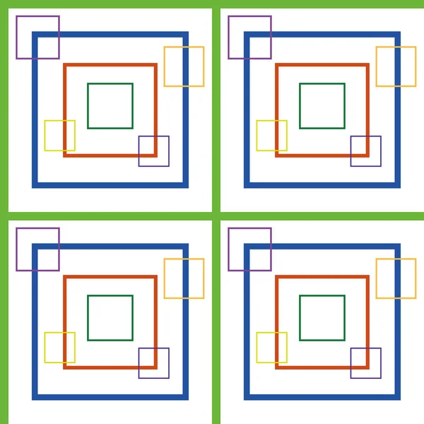 Impresionante, patrón sin costuras de moda de objetos de color en un estilo plano simple. Para ropa infantil, telas de moda, decoración para el hogar, fondos, postales y plantillas, embalaje, papel — Archivo Imágenes Vectoriales