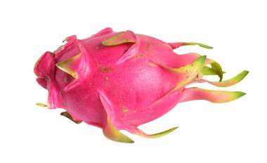 Ejderha meyvesi pitaya pitahaya izole, siyah arka planda kırpma yolu ile gölge yok